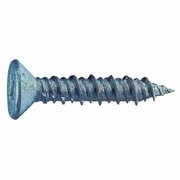 Midwest Fastener Masonry Screw, 1/4" Dia., Flat, 1 1/4 in L, 410 Stainless Steel 50 PK 54561